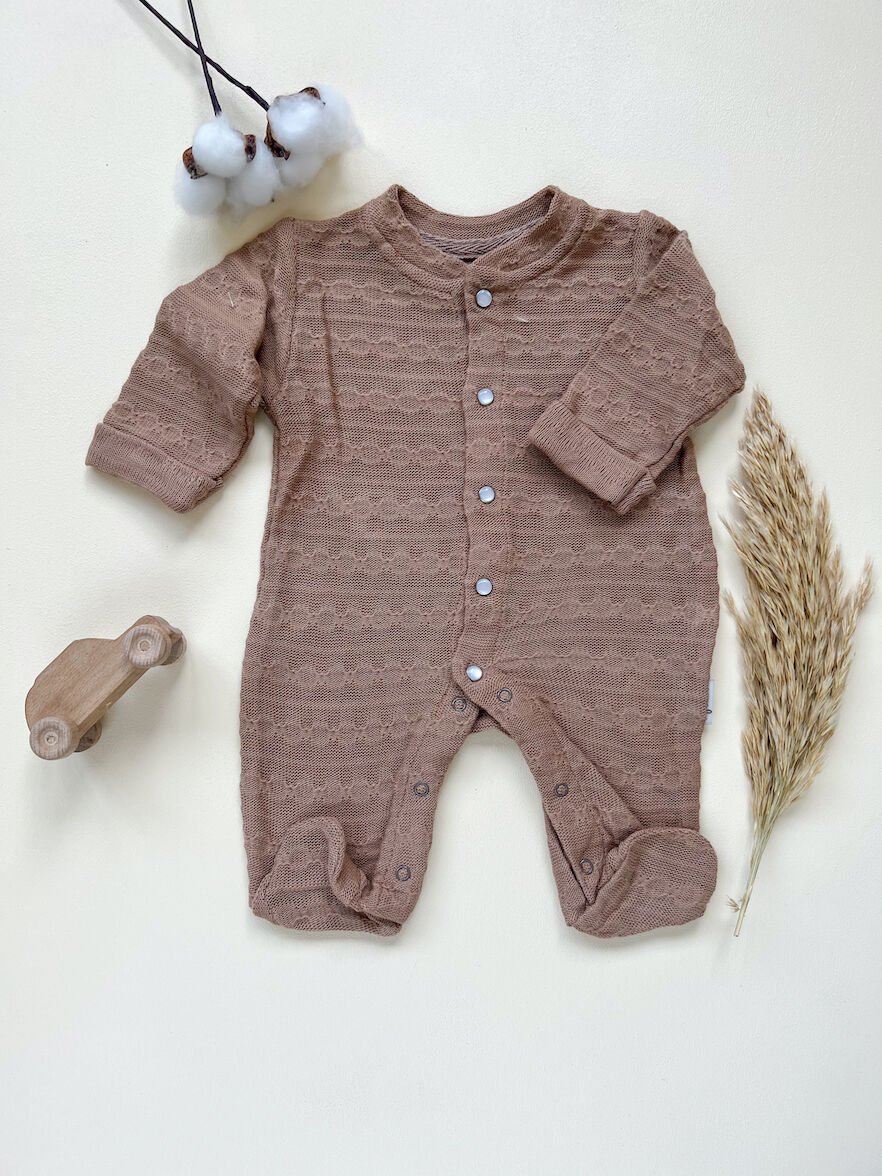 DESENLİ BEBEK TULUMU VİZON