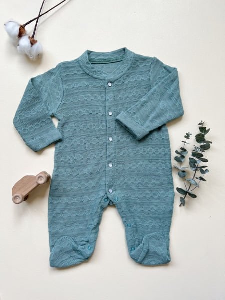 PATTERNED BABY ROSE NIL GREEN