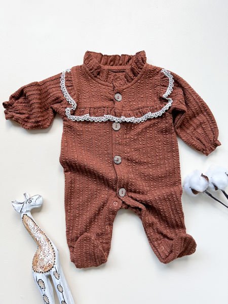 DANTEL DETAYLI BEBEK TULUMU