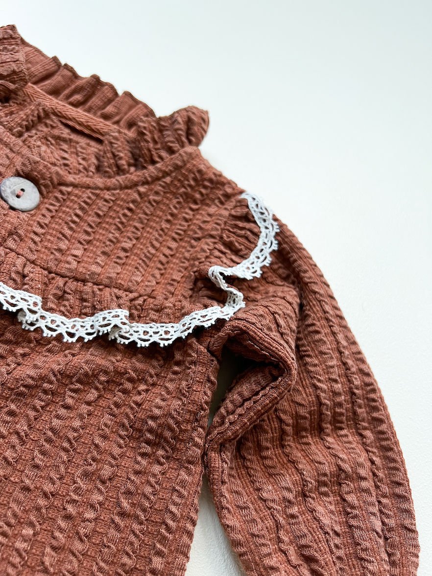 DANTEL DETAYLI BEBEK TULUMU