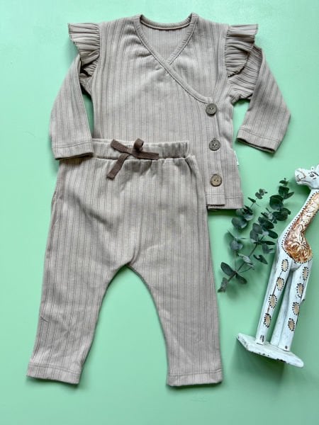 Ruffle DETAILED 2-PIECE SUIT