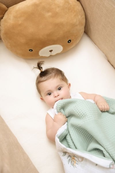 Çift Taraflı Müslin Bebek Battaniyesi | Doğal ve Nefes Alabilen Kumaş Koala Desen