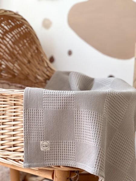 WAFFLE GRİ BATTANİYE