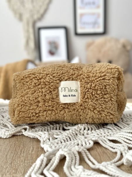 حقيبة العناية بالطفل - بني