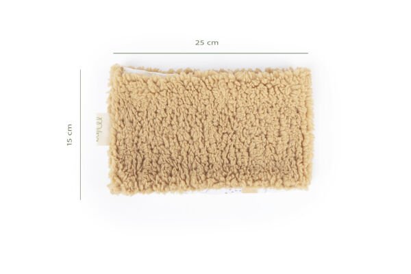 Dışı Sherpa, İçi %100 Pamuklu Müslin Boyunluk, Yumuşacık, Sıcacık ve Terletmeyen Kumaş